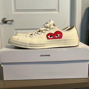 Men’s comme des garçons low top sneakers